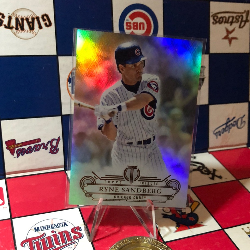 Ryne sandberg (3 baseball card bundle )